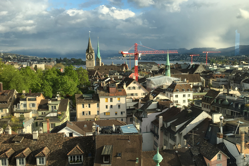 Zürichs Altstadt: Irgendwo wird immer gebaut