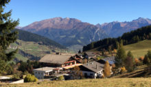 Kalch am Jaufenpass mit dem Hotel Kalcherhof