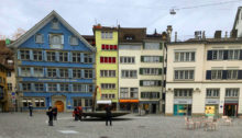 Der Münsterplatz in Zürich